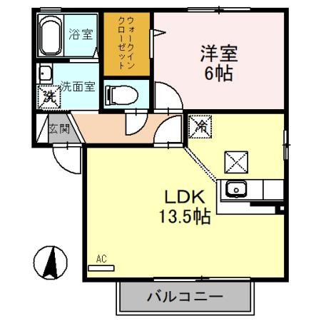 【間取り】 | アンバサダーヒルズ　Ｃ