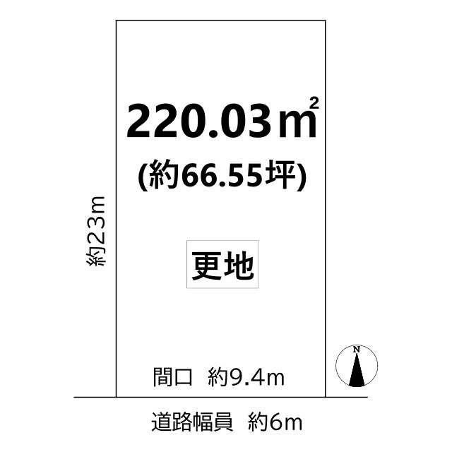 大将軍一条町 土地の土地図