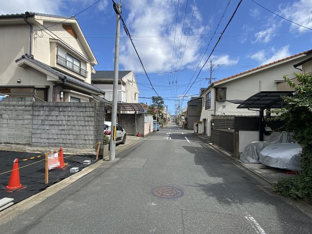 大将軍一条町 土地の前面道路含む現地写真