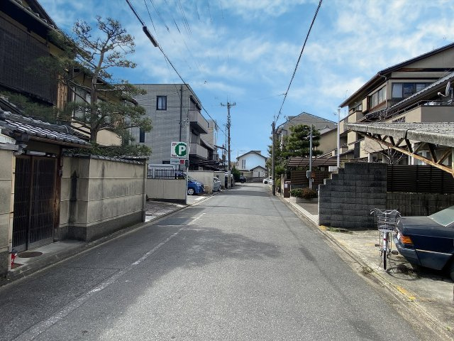 大将軍一条町 土地の前面道路含む現地写真