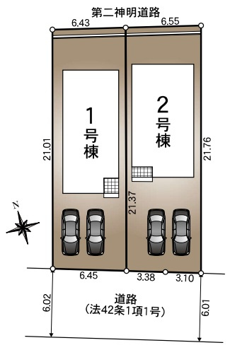 神戸市垂水区清水が丘1丁目の区画図