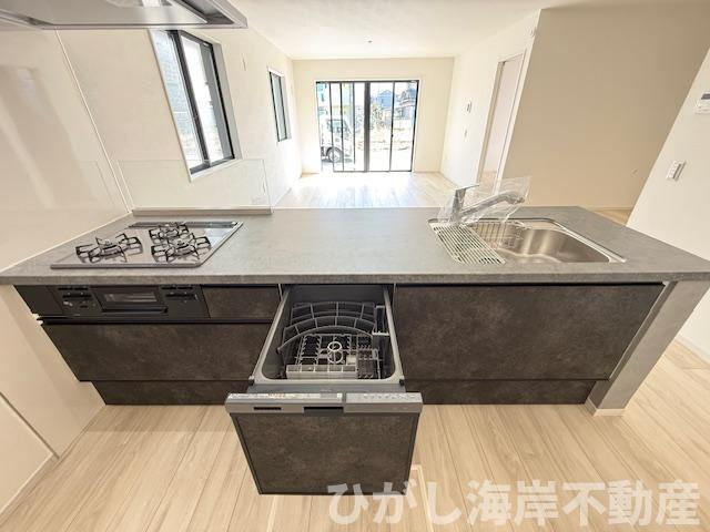 平塚市御殿４丁目　新築戸建　全５棟のキッチン|食洗器付きシステムキッチン