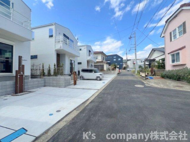●藤沢市辻堂東海岸1丁目　新築戸建　3号棟の前面道路含む現地写真|前面道路の様子です◇