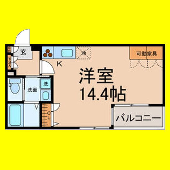 ESTACION KANAYAMA WEST・EAST　名古屋市賃貸　仲介手数料無料の間取り