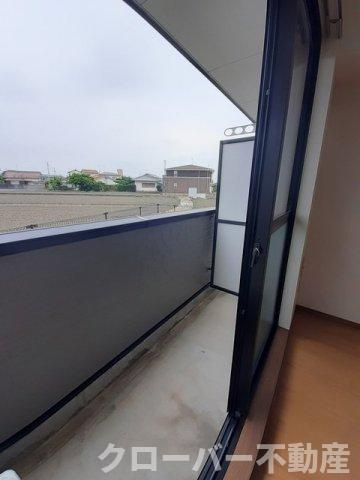 フローラＢのバルコニー