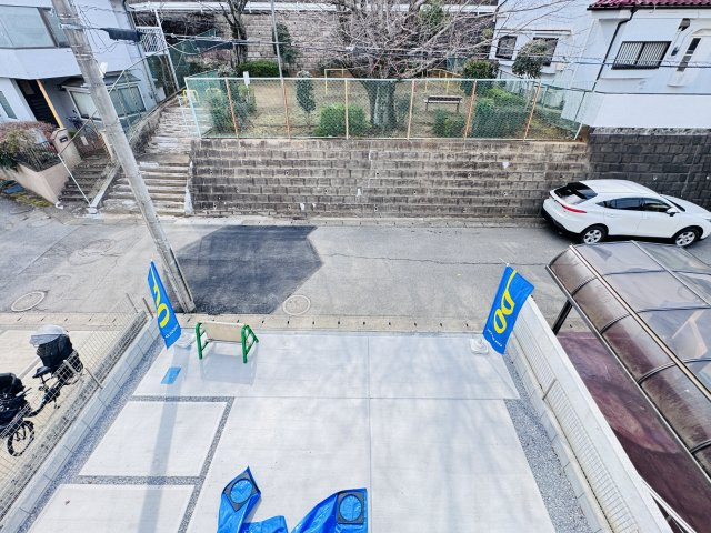 柏市柏新築戸建（柏９期）の展望|バルコニーより南側眺望・南道路で日当たり良好♪