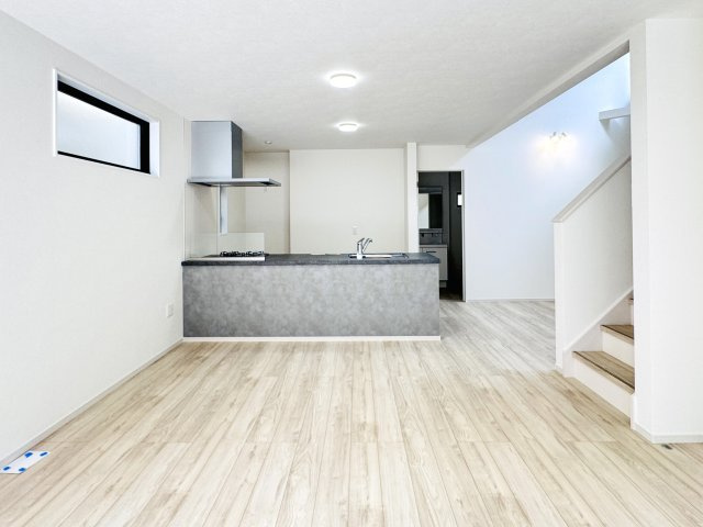 柏市柏新築戸建（柏９期）の居間・リビング|21.2帖リビングダイニングキッチン