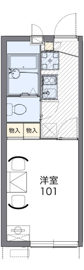 【間取り】 | レオパレスライスワン | 画像2