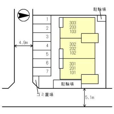 【区画図】 | メゾンヴィオラ