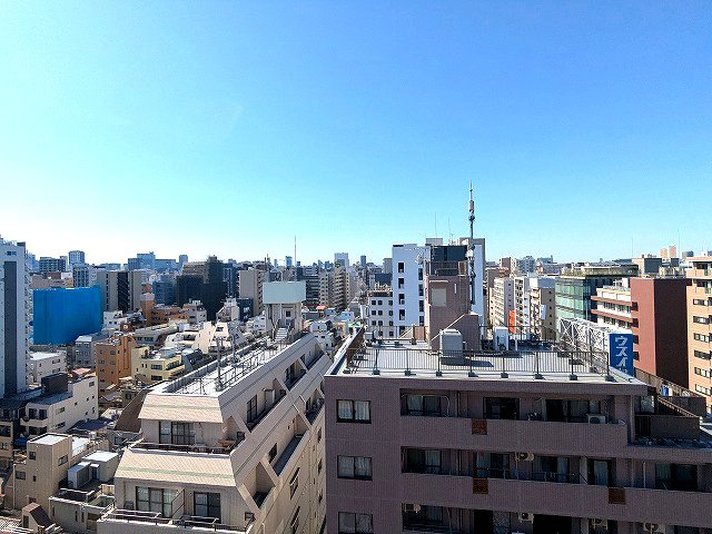 PROUD FLAT浅草駒形の展望|13F眺望です