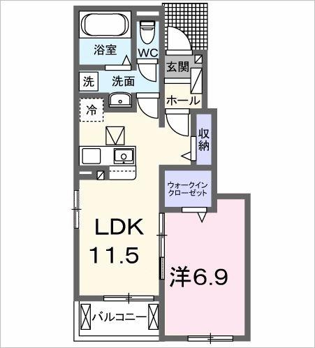 ライラックの間取り