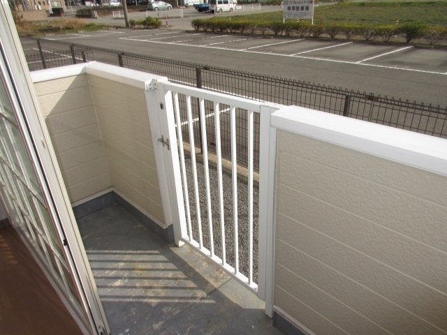 サニーハイツのバルコニー