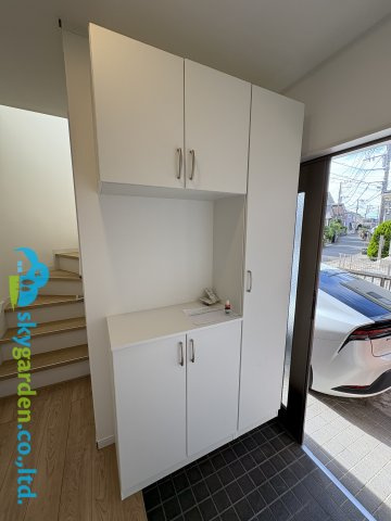 藤沢市高倉　中古戸建の玄関|玄関のシューズボックス
