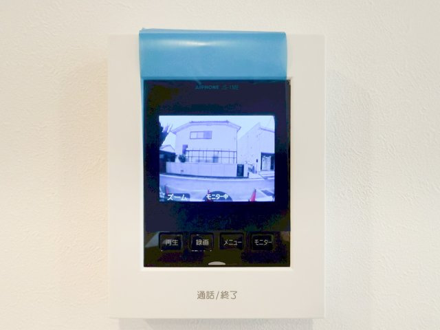 新築戸建　上の宮の防犯設備