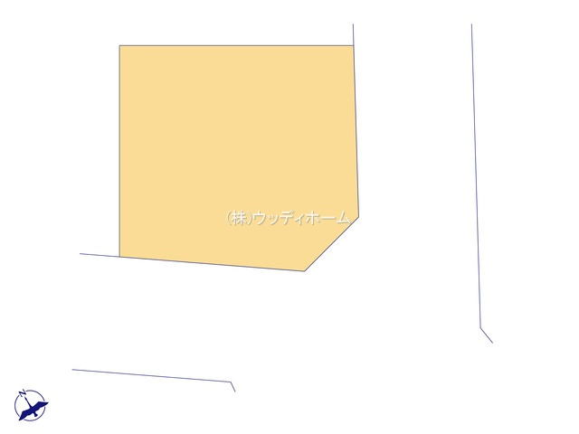 越谷市東町4期　新築一戸建ての区画図