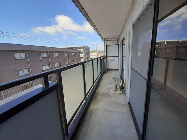 ディアコート横山のバルコニー