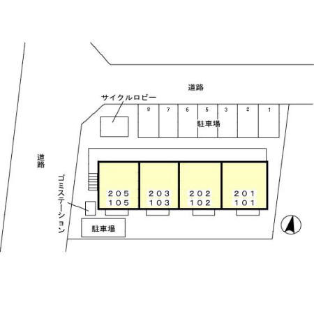 リシェスの区画図