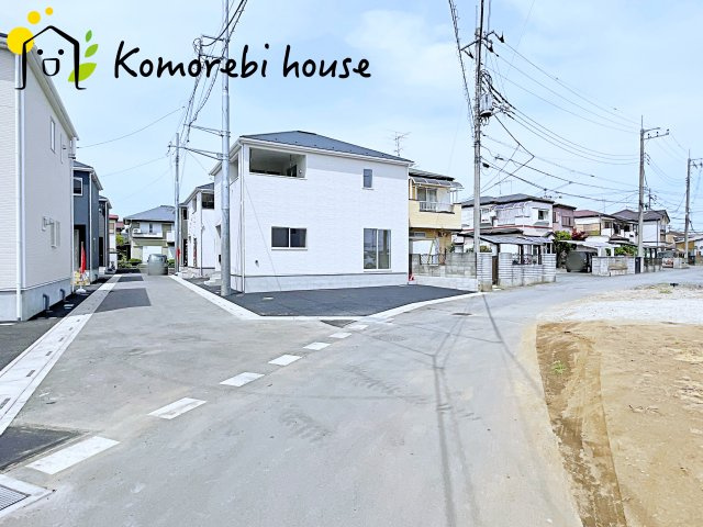 上尾市大谷本郷　第8　新築一戸建て　クレイドルガーデン　06の前面道路含む現地写真|前面道路含む現地写真です
