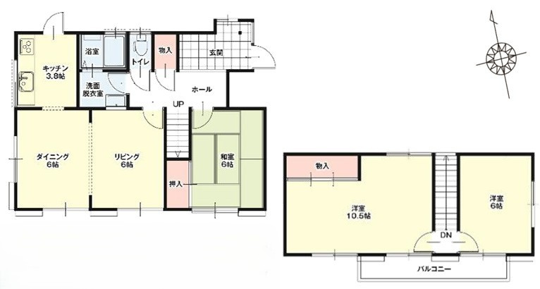 行田市棚田町1期　中古戸建の間取り|図面と現況が異なる場合、現況を優先とします。