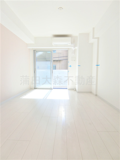 ウイングプレミア蒲田の居間・リビング|南向き　白基調の洋室7.96帖！