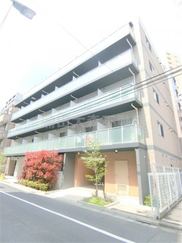 ウイングプレミア蒲田の外観|2017年3月築　RC鉄筋コンクリート造地上5階建て1K総戸数29戸　東京都大田区蒲田4丁目の賃貸マンション　JR京浜東北線蒲田駅と京浜急行本線京急蒲田駅利用可能な立地！
