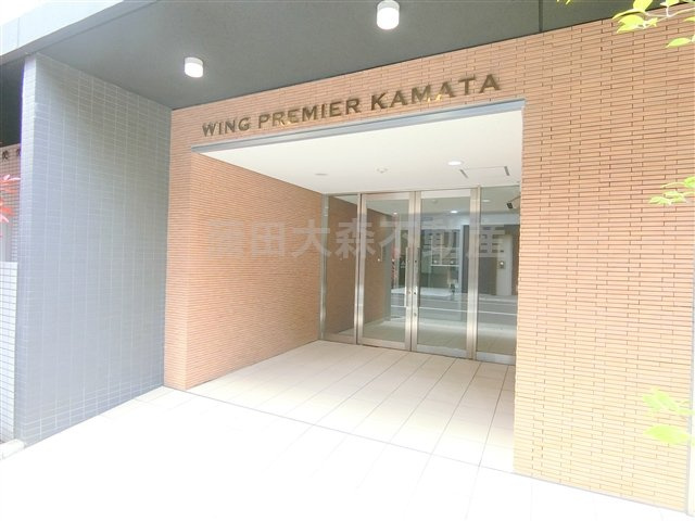 ウイングプレミア蒲田のエントランス