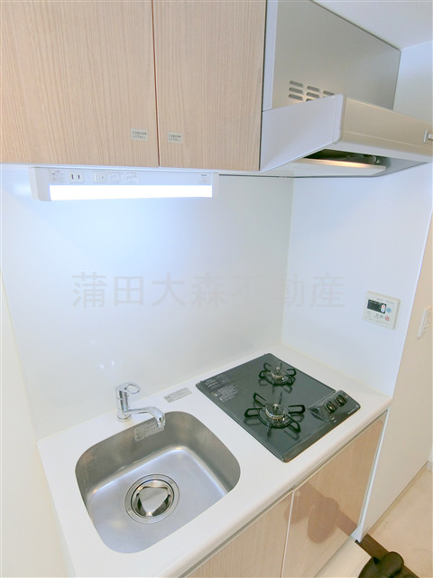 ウイングプレミア蒲田のキッチン|2口ガスシステムキッチン