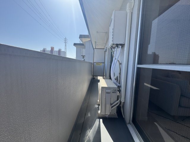 ミニカムマンションのバルコニー