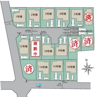 【区画図】 | 西東京市保谷泉町　全16棟　5号棟 | 西東京市保谷泉町　全16棟　5号棟