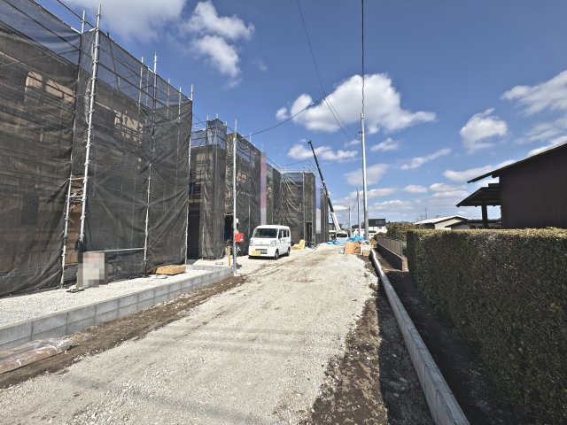 入間市野田・全6棟　新築一戸建　1号棟　～LDK15帖～の外観|現地写真（2026年3月16日撮影）