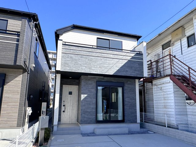 市川市南大野1丁目新築戸建【大野小学校:徒歩4分】の外観|B号棟外観・完成済み内覧可能です！