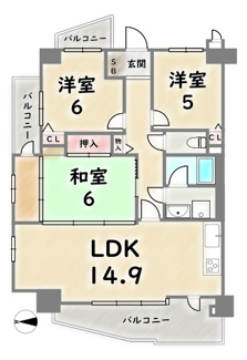 【間取り】 | コスモワンダータウン