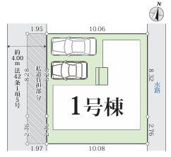 明石市魚住町清水4期　新築戸建の駐車場