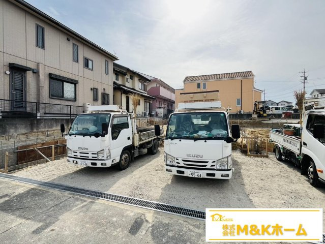 知多市梅が丘1丁目　全3棟　3号棟の外観|R8.3.2撮影　耐震等級3取得☆