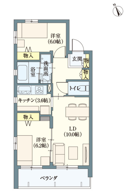 （シニア限定）ヘーベルVillage町田～やまだい～の間取り|充実の設備