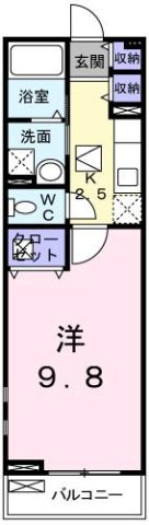 ソレイユ・北野の間取り
