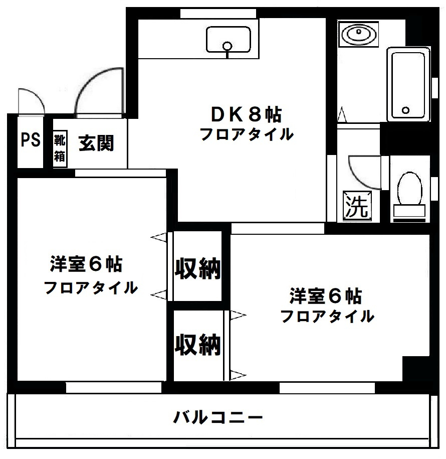 宮下ビルの間取り