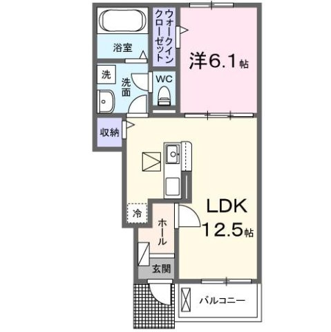 ルーチェ　デル　ソーレの間取り