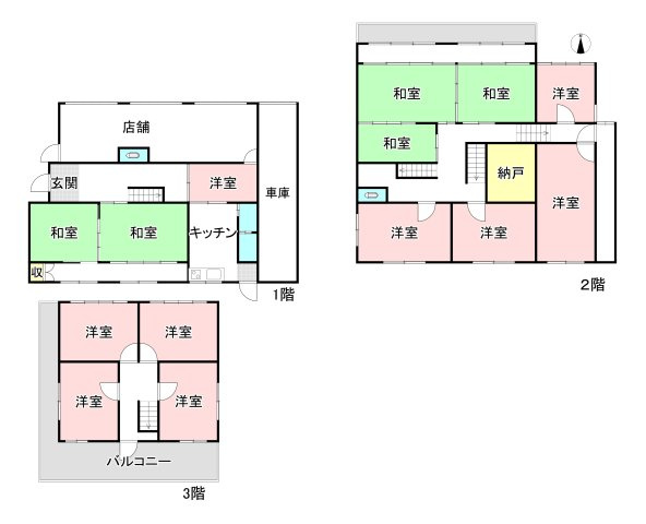 各務原市成清町３丁目の間取り