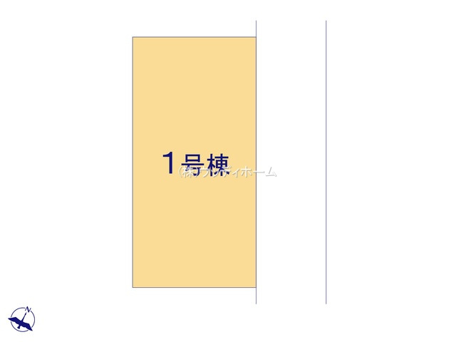 春日部市粕壁東5丁目　新築一戸建ての区画図