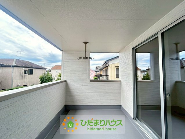 幸手西　新築一戸建て　01　リーブルファインのバルコニー