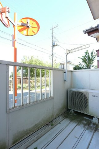 エ－デルハイムＡのバルコニー