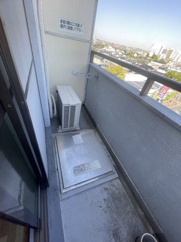 エルコ若松町マンションのバルコニー