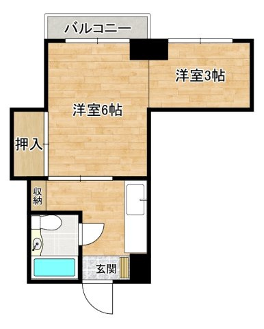 エルコ若松町マンションの間取り