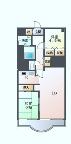 【間取り】 | 明石土山駅前スカイハイツB棟　3階 | 3LDKです。