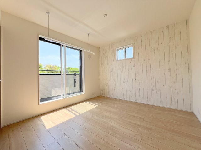 羽村市緑ヶ丘4丁目　新築戸建全9棟の洋室|【洋室1】6.12帖