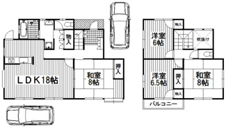 【間取り】 | 川西市けやき坂３丁目38の6　中古一戸建て