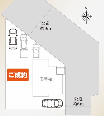 【区画図】 | 綾瀬市小園南2丁目 新築戸建 全2棟