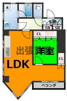 仲介手数料0円！！フルーヴェ1番館の間取り