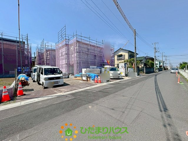 幸手西　新築一戸建て　02　リーブルファインの前面道路含む現地写真|2026/5/2　撮影